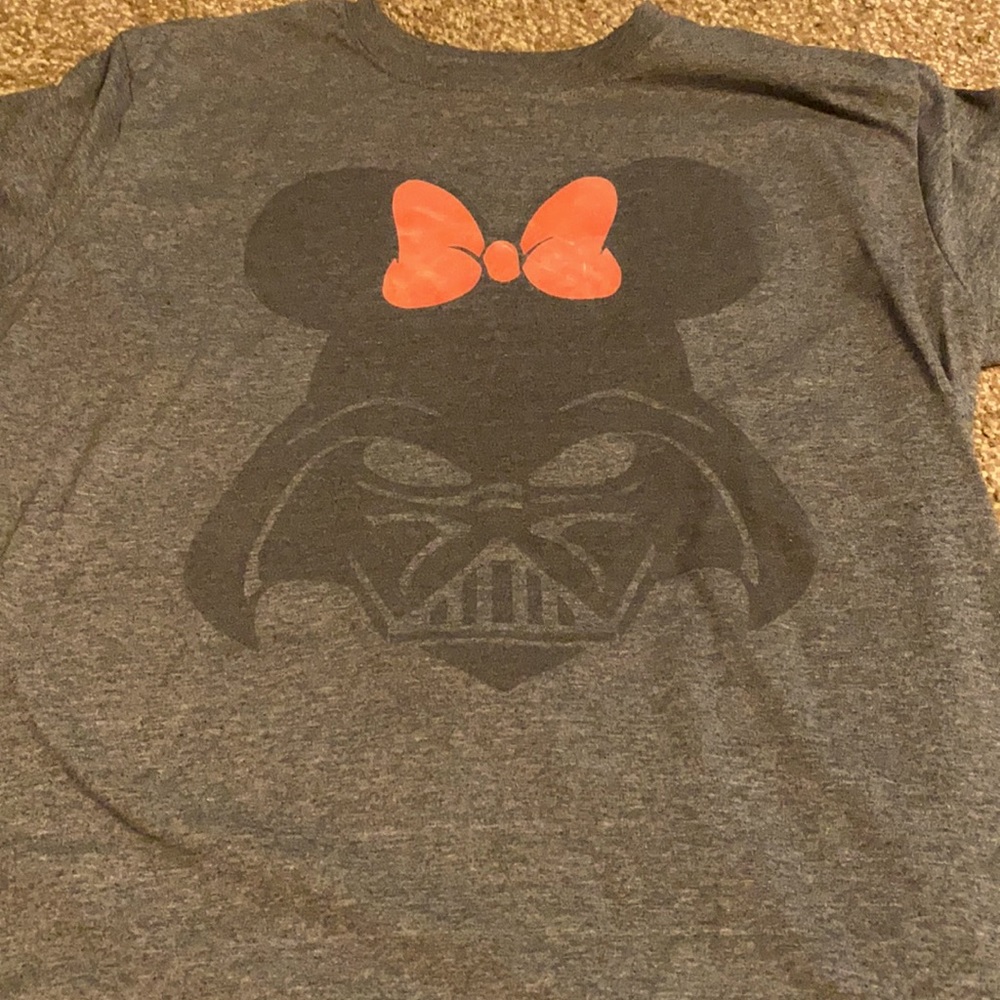 Disney theme Darth Vadar Bow shirt